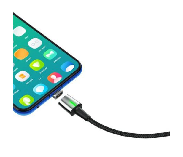 BASEUS magnetyczny USB-microUSB Zinc 1,5 A 2 m czarny CAMXC-B01 - 1379473 - zdjęcie 3